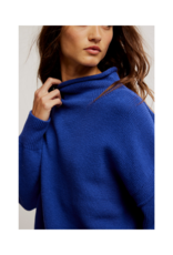 Free People Torres Rollneck in Skipper Blue by Free People