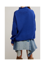 Free People Torres Rollneck in Skipper Blue by Free People