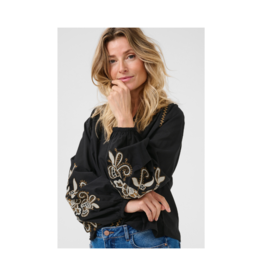 Cream Jessica Blouse in Pitch Black by Cream