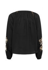 Cream Jessica Blouse in Pitch Black by Cream