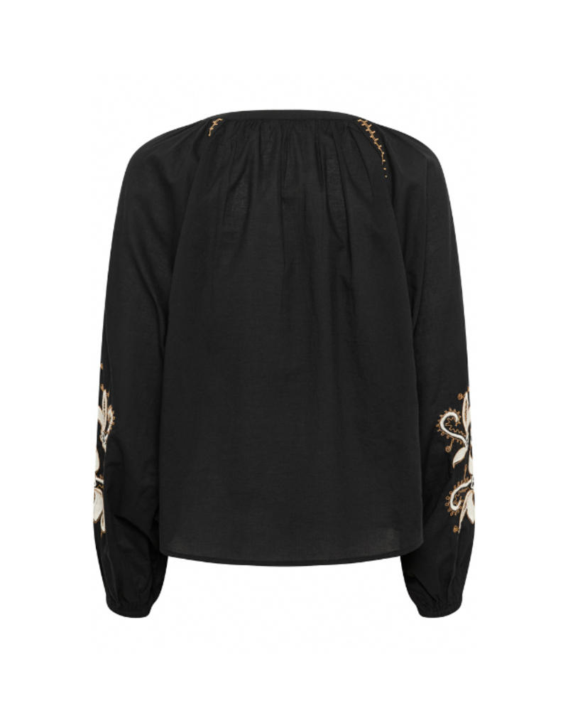 Cream Jessica Blouse in Pitch Black by Cream