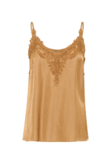 Cream Anna Camisole Top in Tobacco Brown by Cream