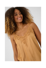 Cream Anna Camisole Top in Tobacco Brown by Cream
