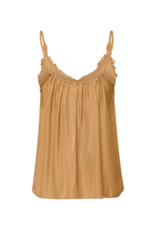 Cream Anna Camisole Top in Tobacco Brown by Cream