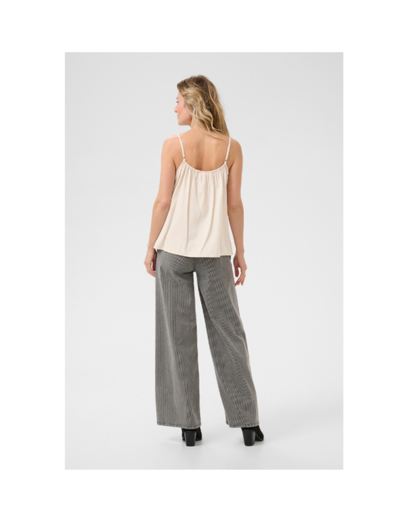 Cream Anna Camisole Top in Cream & Black by Cream