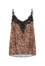 Cream Anne Camisole Top in Leopard by Cream