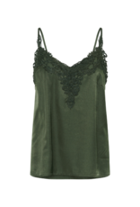 Cream Anna Camisole Top in Rifle Green by Cream