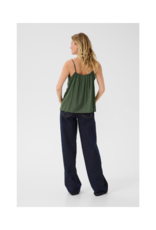 Cream Anna Camisole Top in Rifle Green by Cream