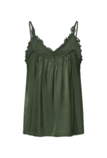 Cream Anna Camisole Top in Rifle Green by Cream