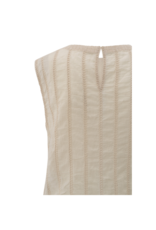YAYA Emroidered Singlet Tank in Off White by YAYA