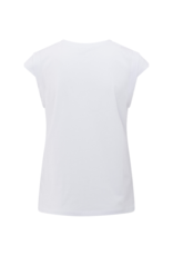 YAYA Sleeveless Top in Pure White by YAYA