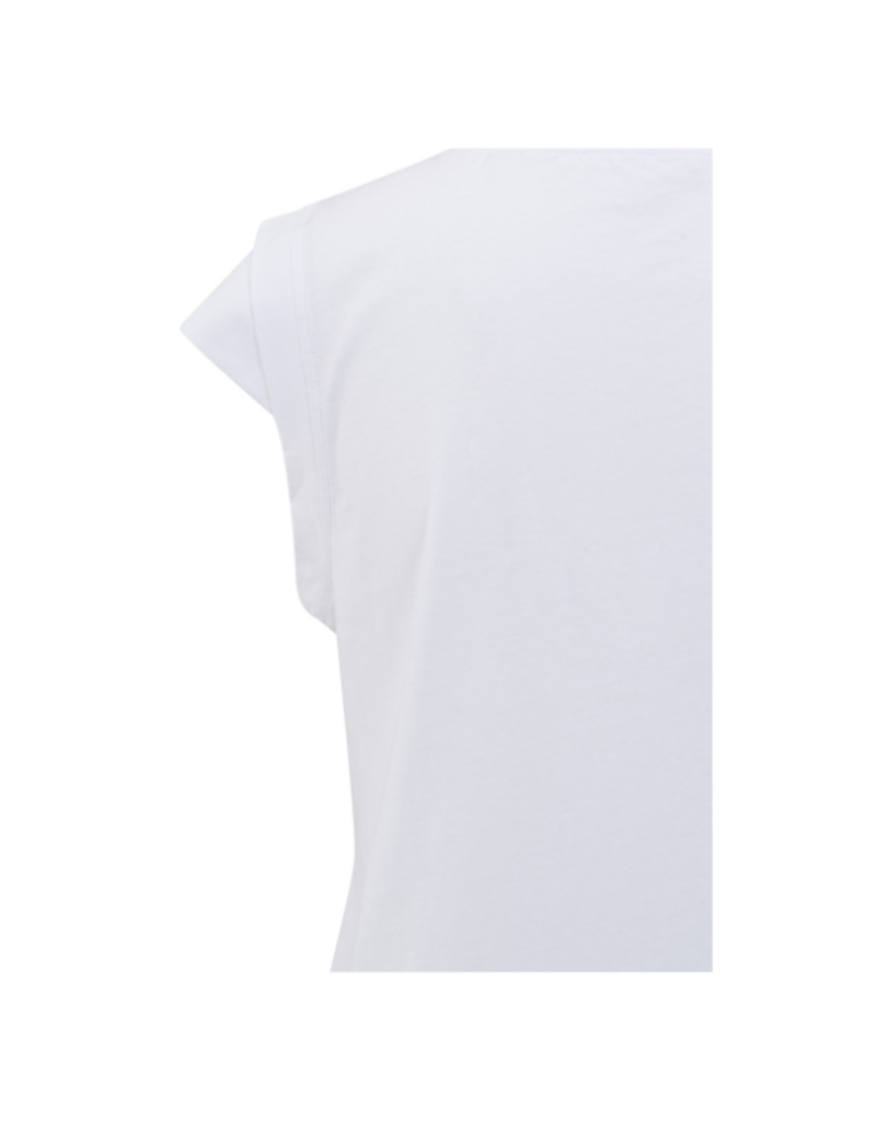YAYA Sleeveless Top in Pure White by YAYA
