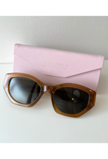 Z Supply Love Sick Sunglasses in Gold Grey by Z Supply