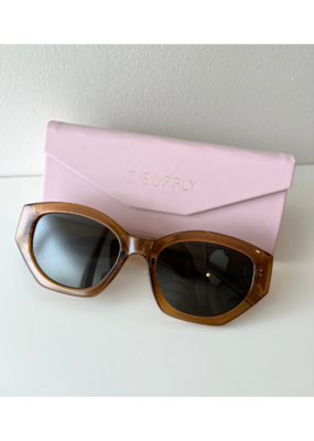 Z Supply Love Sick Sunglasses in Gold Grey by Z Supply