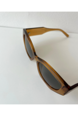 Z Supply Love Sick Sunglasses in Gold Grey by Z Supply