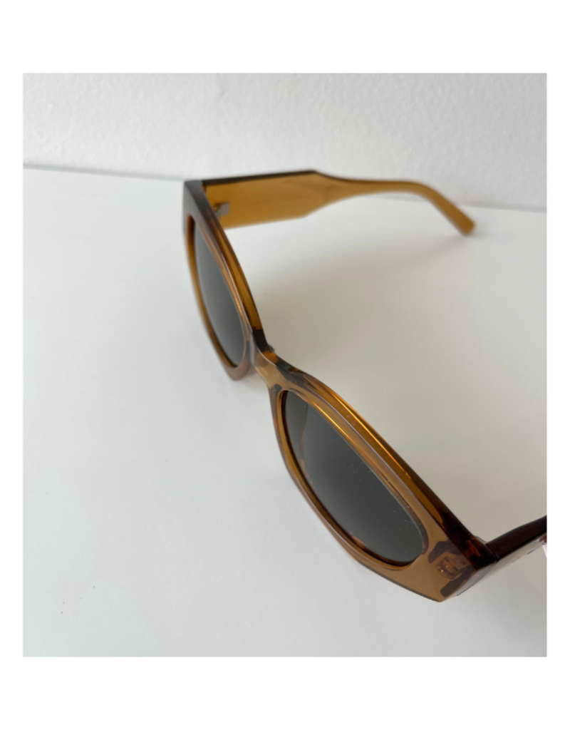 Z Supply Love Sick Sunglasses in Gold Grey by Z Supply