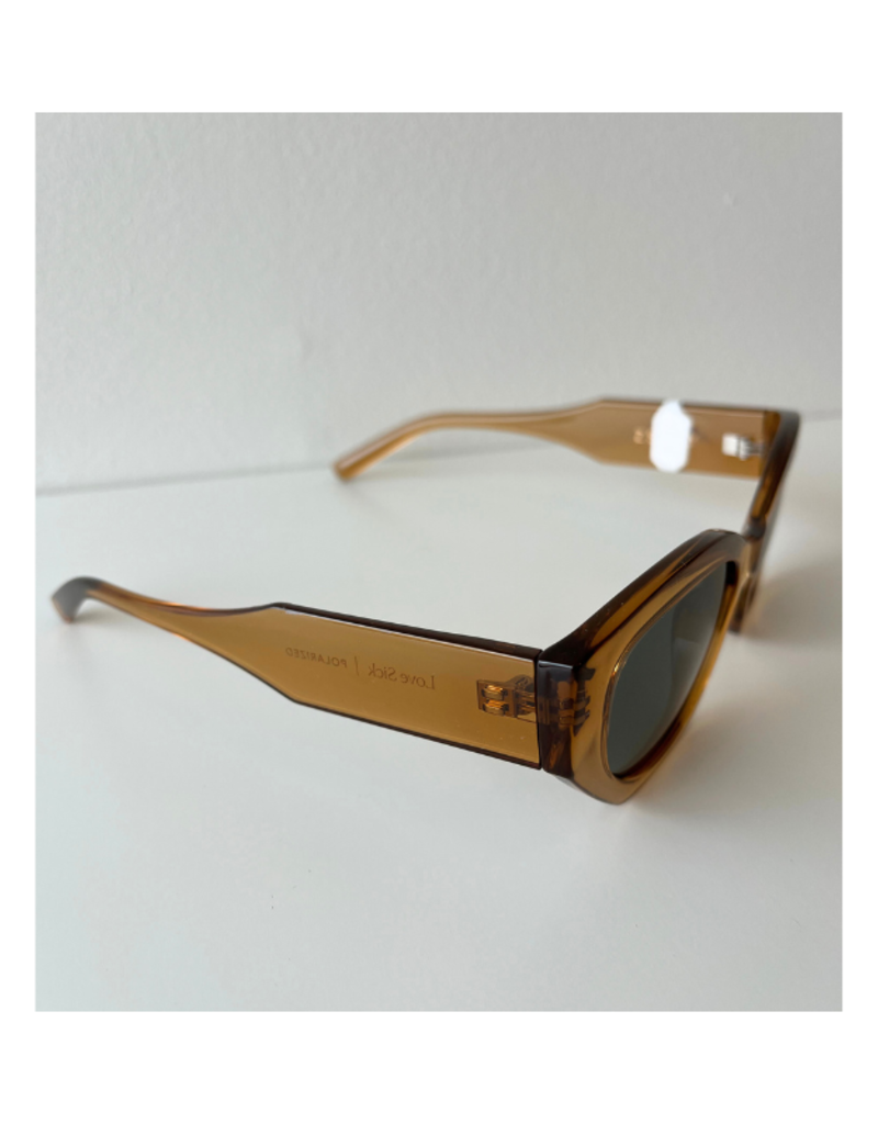 Z Supply Love Sick Sunglasses in Gold Grey by Z Supply