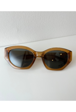 Z Supply Love Sick Sunglasses in Gold Grey by Z Supply
