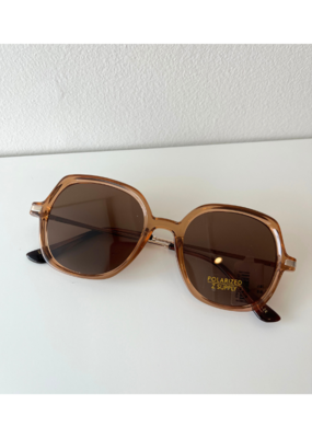 Z Supply Eclipse Sunglasses in Ginger Brown by Z Supply