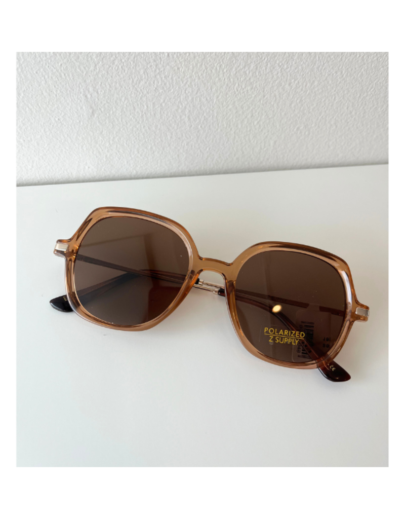 Z Supply Eclipse Sunglasses in Ginger Brown by Z Supply