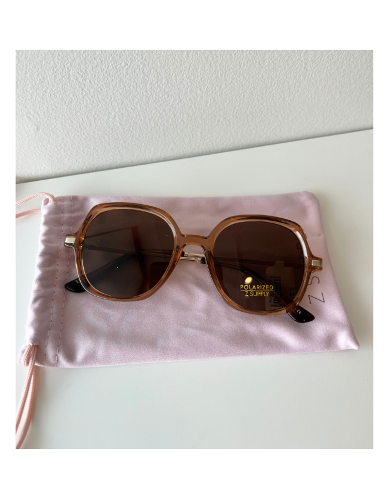Z Supply Eclipse Sunglasses in Ginger Brown by Z Supply