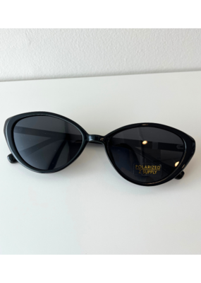 Z Supply Nouveau Sunglasses in Polished Black by Z Supply