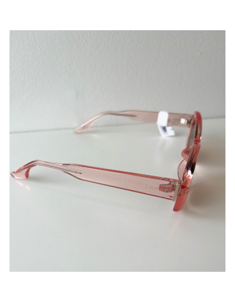 Z Supply Joyride Sunglasses in Pink Lemonade Brown by Z Supply