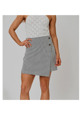 ICHI Kate Pillou Skort in Total Eclipse by ICHI