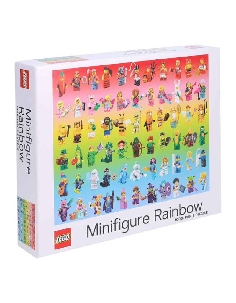 Raincoast Books LEGO Minifigure Rainbow 1000pcs Puzzle