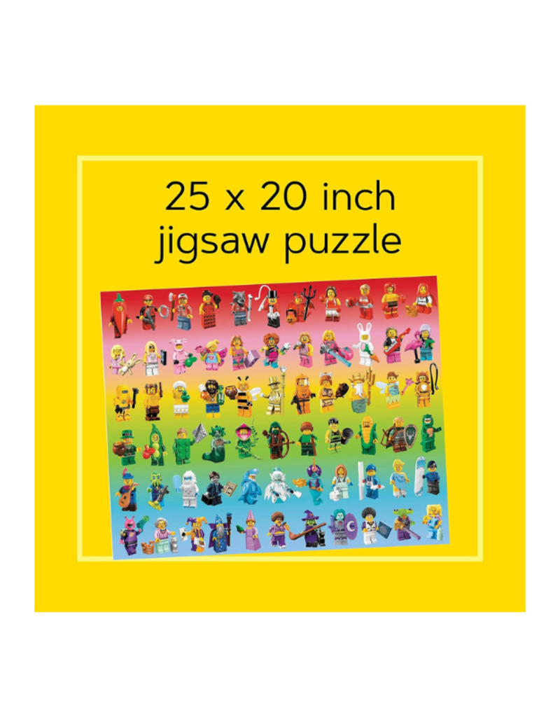 Raincoast Books LEGO Minifigure Rainbow 1000pcs Puzzle