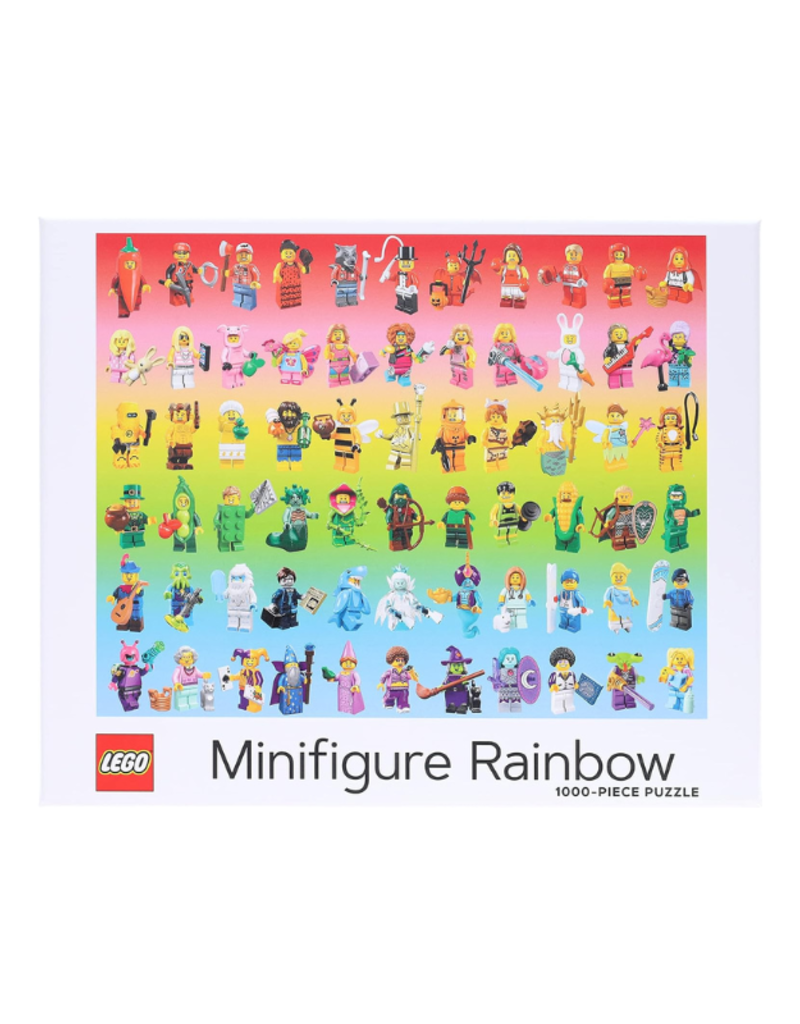 Raincoast Books LEGO Minifigure Rainbow 1000pcs Puzzle