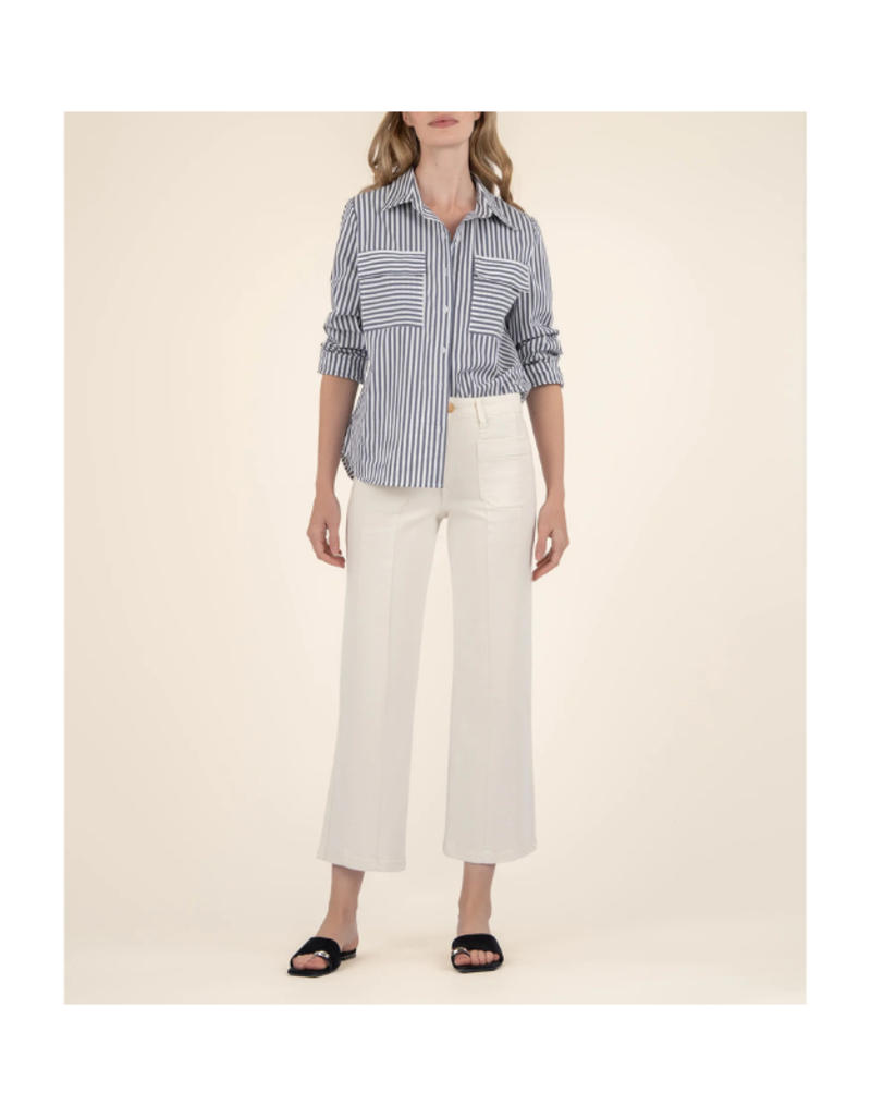 Kut from the Kloth Charlotte Ecru with Seams by Kut from the Kloth