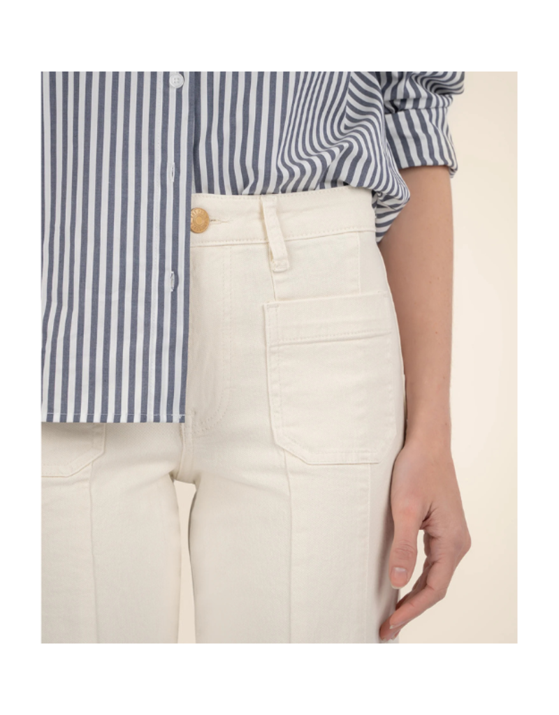 Kut from the Kloth Charlotte Ecru with Seams by Kut from the Kloth