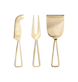 Danica Gold Cheese Knives
