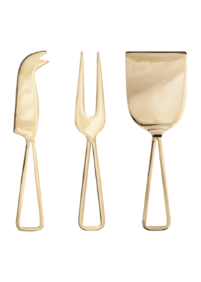 Danica Gold Cheese Knives