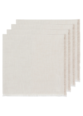 Danica Chambray Napkins in Dove Gray Set of 4