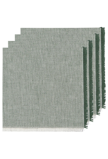 Danica Chambray Napkins in Jade Green Set of 4