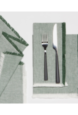 Danica Chambray Napkins in Jade Green Set of 4
