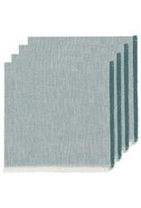 Danica Chambray Napkins in Lagoon Set of 4