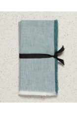 Danica Chambray Napkins in Lagoon Set of 4