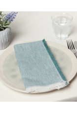 Danica Chambray Napkins in Lagoon Set of 4
