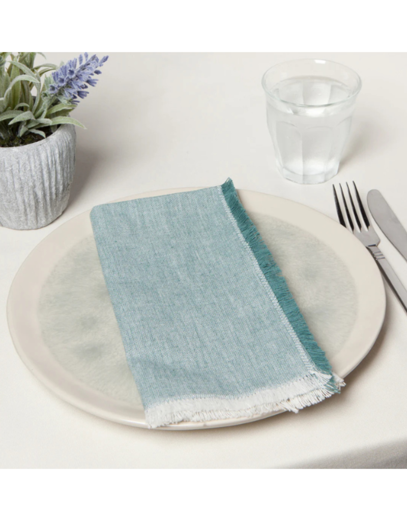 Danica Chambray Napkins in Lagoon Set of 4
