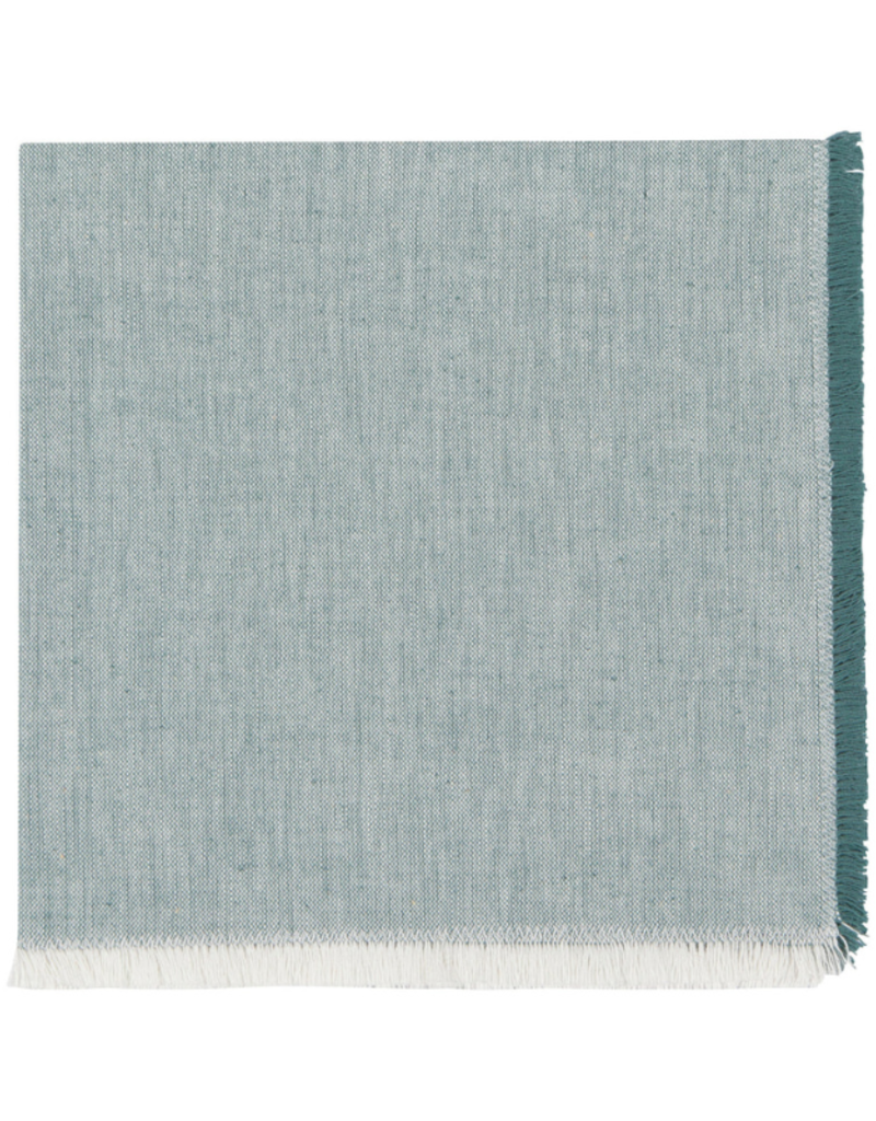Danica Chambray Napkins in Lagoon Set of 4