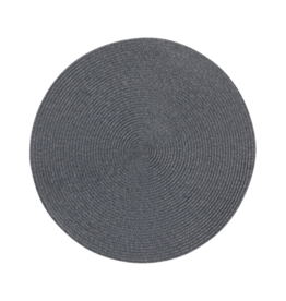 Danica Disko Placemat in Charcoal