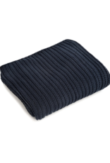 merben Nate Cotton Throw in Navy by Merben