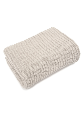 merben Nate Cotton Throw in Sand by Merben