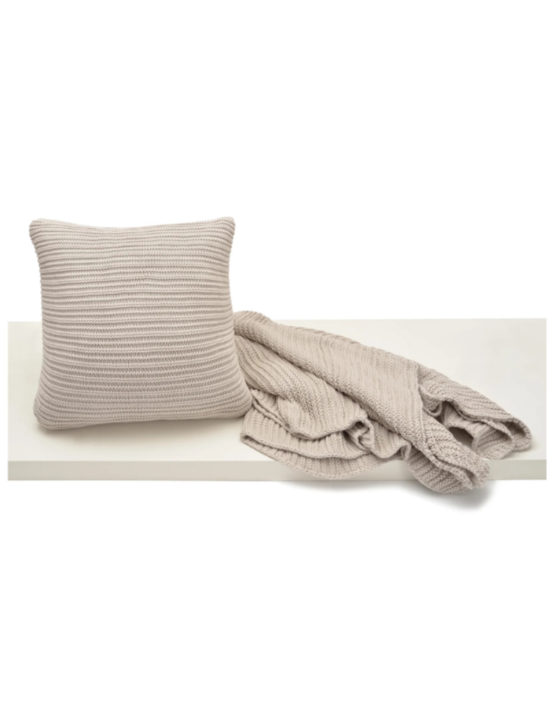 merben Nate Cotton Pillow Cover in Sand by Merben