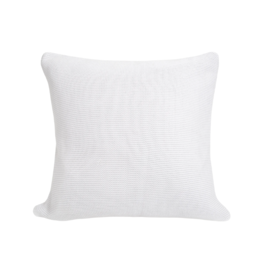 merben Cotton Pillow Cover in Solid White by Merben