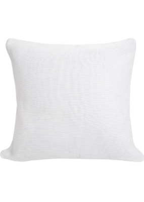 merben Cotton Pillow Cover in Solid White by Merben