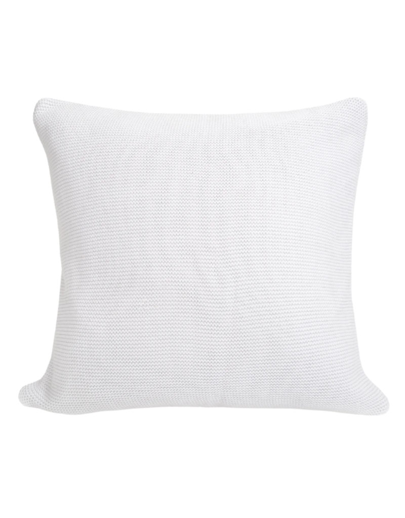 merben Cotton Pillow Cover in Solid White by Merben